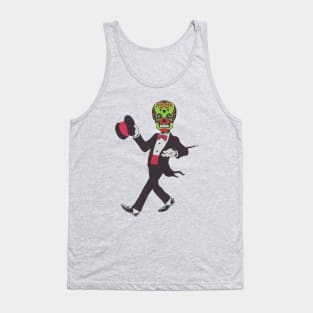 Skeletor in Black Tie Tank Top